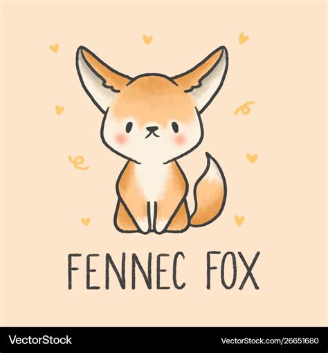 Fennec Fox Drawing / How to draw a fox step by step with camel soft ...