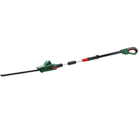 BOSCH UniversalHedgePole 18 Cordless Telescopic Hedge Trimmer vs FLYMO UltraGlide Corded Hover ...