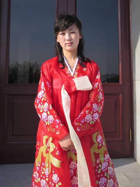 North Korean Woman In Her Traditional Dress At Expo 2015 In Mila ...