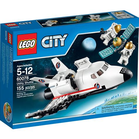 LEGO City Space Port 60078 Utility Shuttle Building Kit - Walmart.com ...