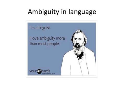 Ambiguity