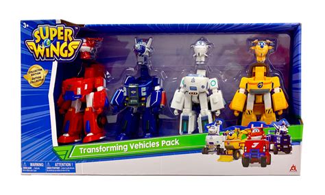 Super Wings Transforming Vehicles 4-pack | Toys R Us Canada