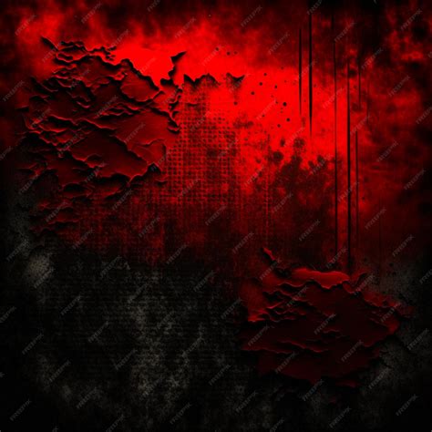 Premium AI Image | Old paper texture black and blood red background