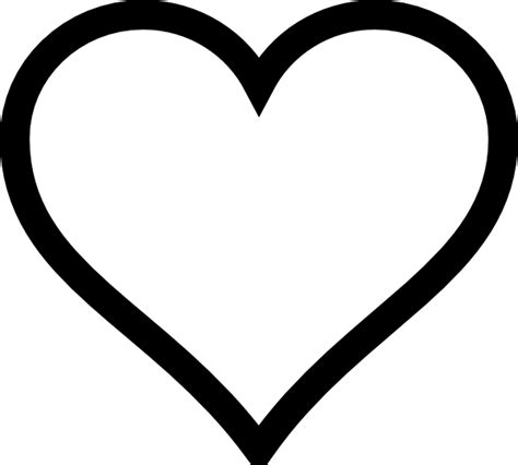 Fancy Heart Outline - ClipArt Best