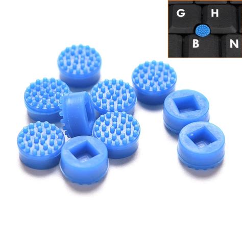 New 10x Laptop Notebook Trackpoint Pointer Mouse Blue Stick Point Cap For DELL Laptop Keyboard ...