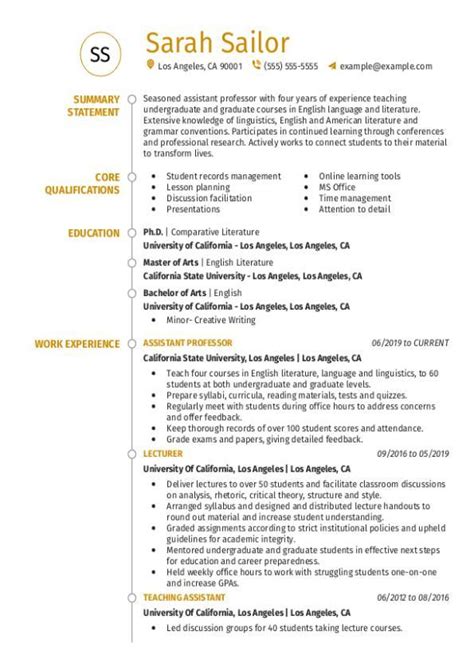 Teaching Cv Examples for 2024: Templates & Tips