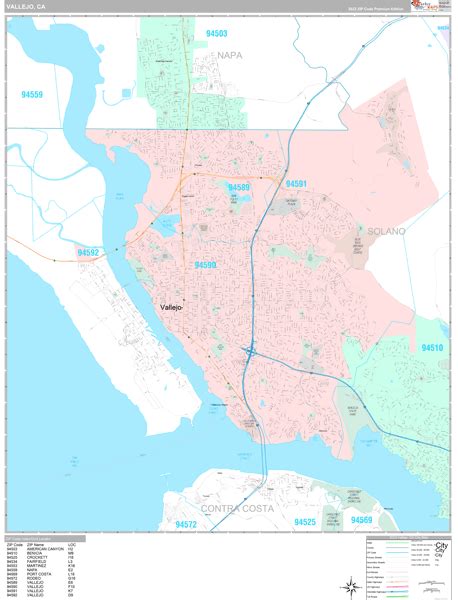 Maps of Vallejo California - marketmaps.com