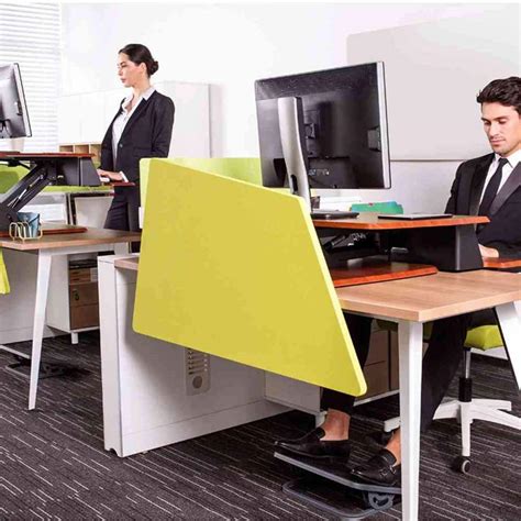 EE Eureka Ergonomic Standing Desk Converter, Adjustable Sit Stand Desk Converter for Laptop ...