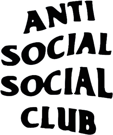 Anti Social Social Club Logo Png - Illustration Clipart - Large Size Png Image - PikPng