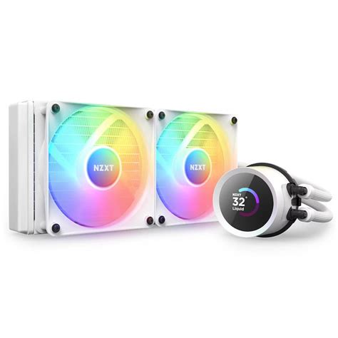 Game One - NZXT Kraken 240 RGB 240mm All-in-one Liquid Cooler with LCD Display [White] - Game One PH