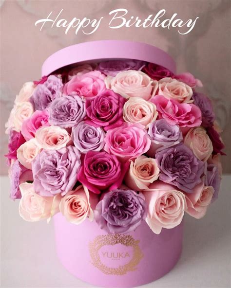 Happy birthday flowers | Happy birthday flower, Birthday wishes flowers, Birthday flowers bouquet