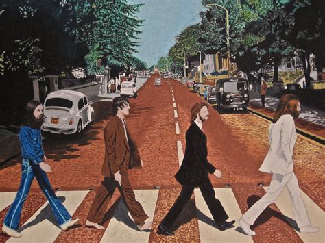 Beatles drawing, Beatles art, Abbey road