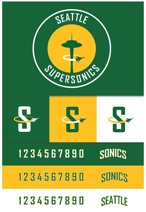 Seattle Supersonics Redesign on Behance Sports Logos, Sport Team Logos ...