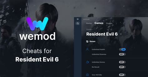 Resident Evil 6 Cheats and Trainers for PC - WeMod