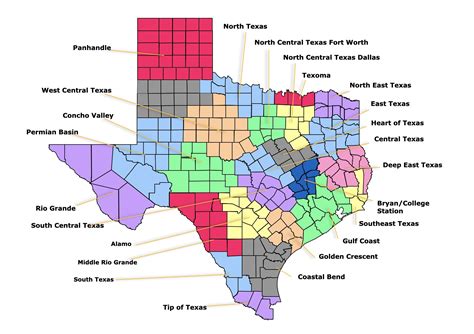 Txdot Regions Map