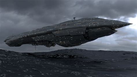 Cruiser Over Mon Calamari by enderianc on DeviantArt