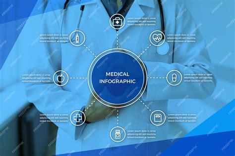 Free Vector | Medical infographic template