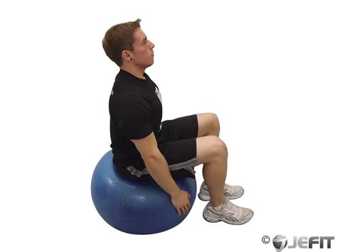 Exercise Ball Seated Neck Extensor Stretch - Exercise Database | Jefit - Best Android and iPhone ...