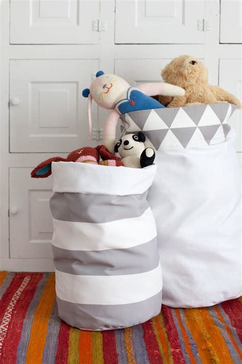 Fabric Storage Bins—They're Reversible! - A Beautiful Mess