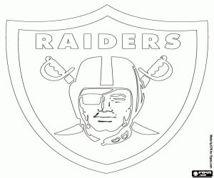 Free Printable Raiders Logo Coloring Pages