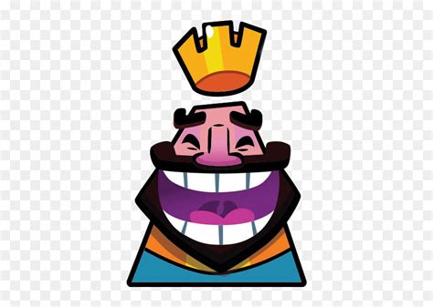 Clash Royale King Emotes, HD Png Download - vhv