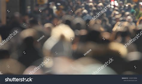 Crowd People Walking Street Stock Photo 1232919994 | Shutterstock