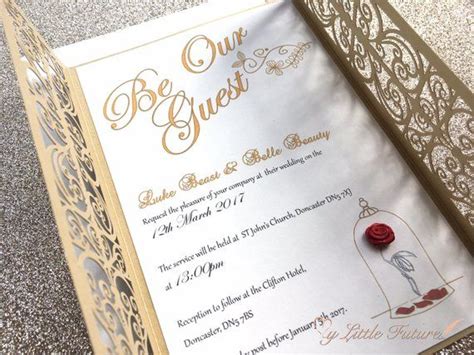 Be Our Guest Wedding Invitation Sample | Etsy | Wedding invitation ...