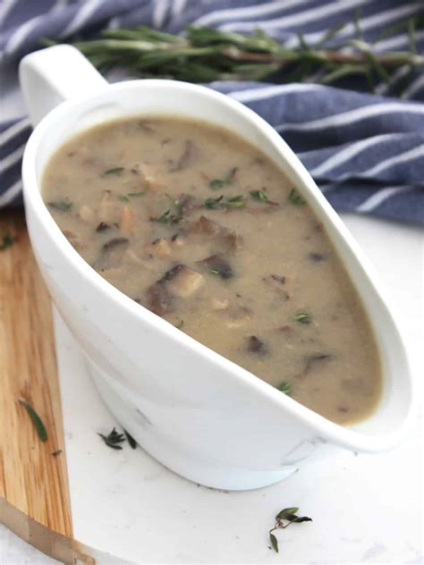 Easy Mushroom Gravy From Scratch - Bite On The Side