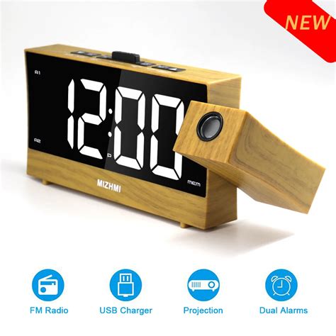 New-LED-Digital-Projection-Alarm-Clock-Electronic-Alarm-Clock-with ...