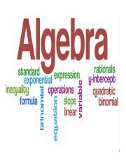 MATH 01 : Introduction to Algebra - Stephen Lewis Secondary School ...