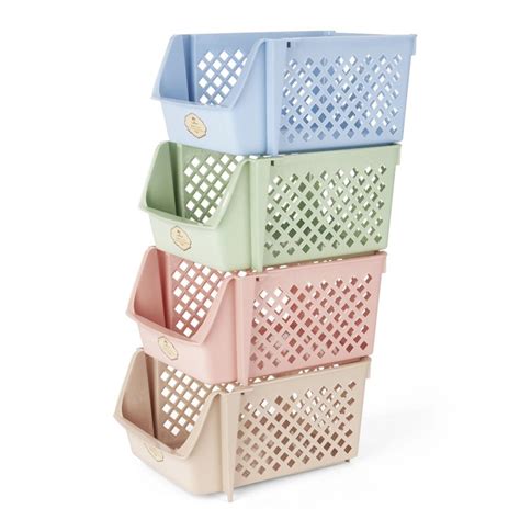 Clear Stackable Storage Bins With Lids — Madison Art Center Design