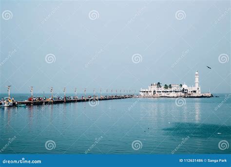 Haji Ali Dargah Mosque in Mumbai, India Stock Photo - Image of historic ...