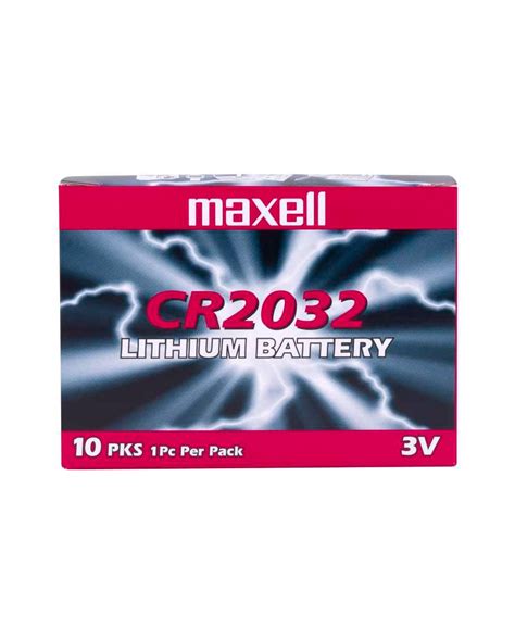 Maxell CR2032 3V Lithium Button Coin Cell Battery at Rs 20/piece | Maxell Batteries | ID ...