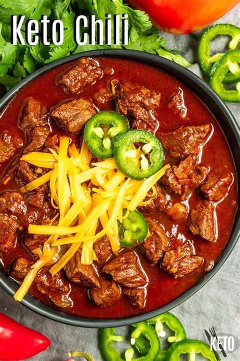 This easy keto chili recipe is based off of true Texas chili which has ...