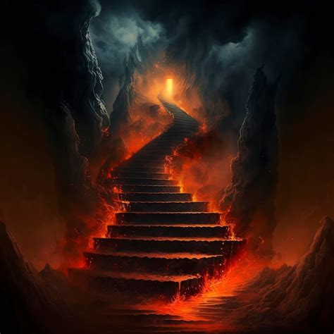 Premium Photo | Stairway to Hell