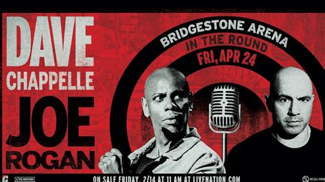 Dave Chappelle, Joe Rogan coming to Nashville for performance