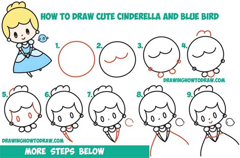 Step By Step How Drawing Disney Characters at PaintingValley.com ...