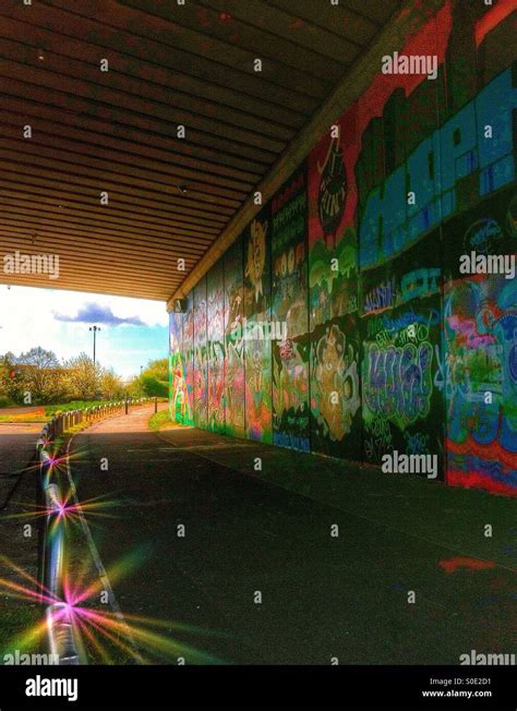 Skate park graffiti Stock Photo - Alamy