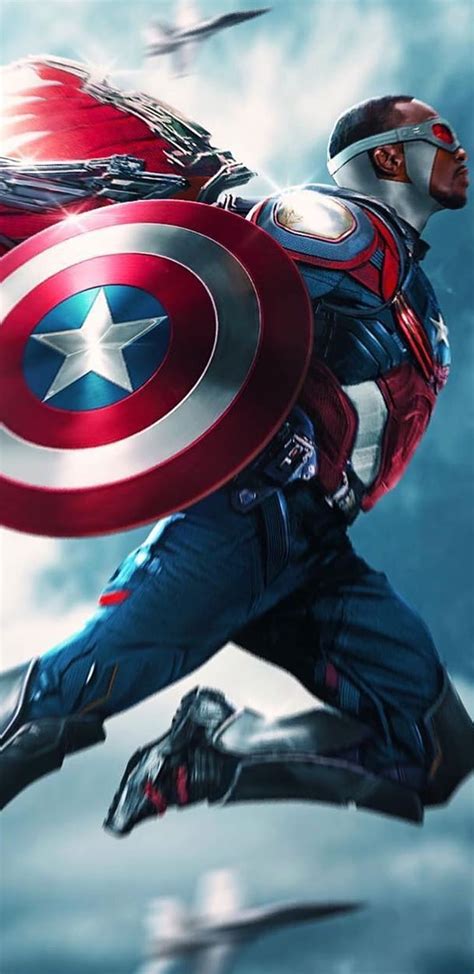 Captain America, comics, falcon, marvel, sam wilson, HD phone wallpaper | Peakpx