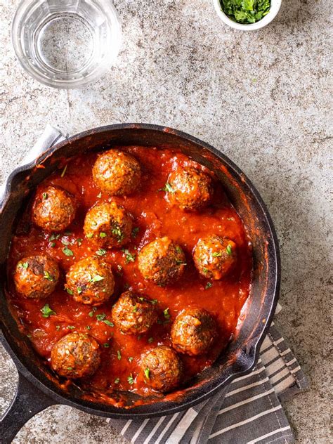 Meaty Vegan TVP Meatballs – My Plantiful Cooking