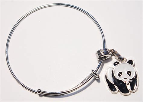 Panda Charm Bracelet Panda Bracelet Endangered Species - Etsy