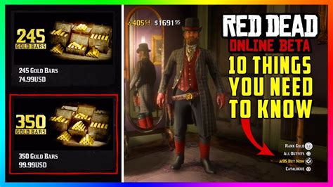 DO NOT Buy Or Spend ANY Gold Bars In Red Dead Online Until You Know These Things First! (RDR2 ...