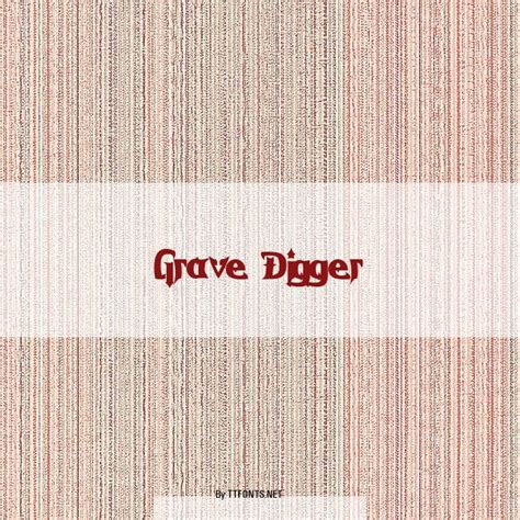 Grave Digger Regular truetype font