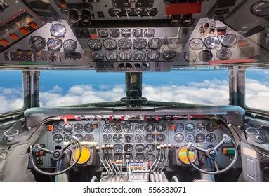 Airplane Cockpit View Stock Photo 556883071 | Shutterstock