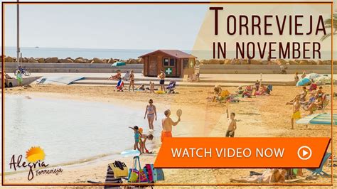 Torrevieja Weather in November - YouTube