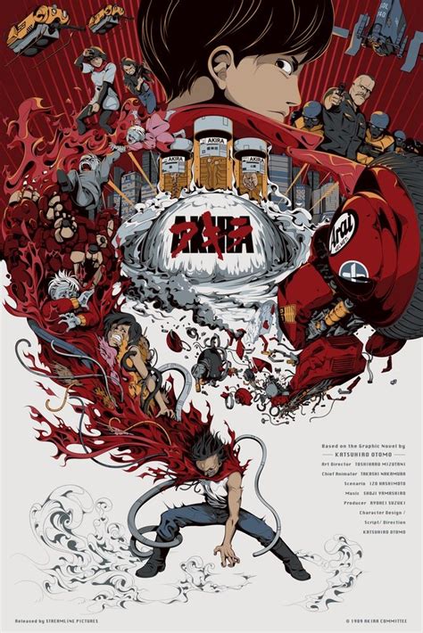 'Akira' póster de Man-Tsun Tsang. Blu-ray | Akira poster, Akira anime, Akira 1988