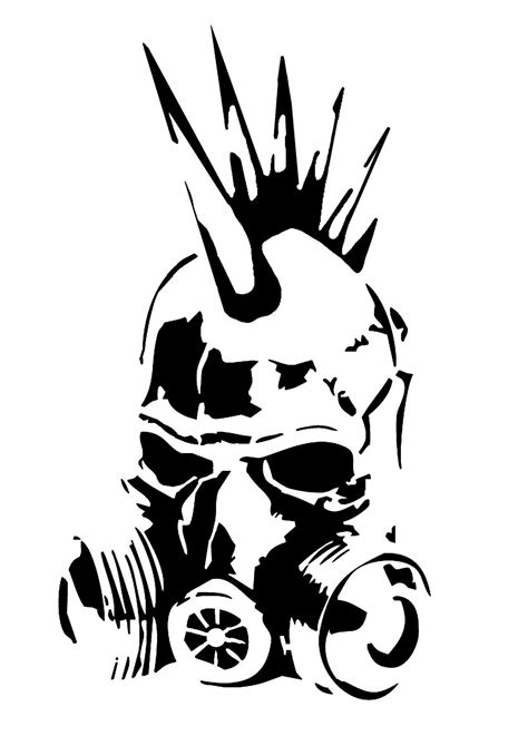 Pin on trabalhos choperia C 10 | Gas mask art, Stencil graffiti, Skull art