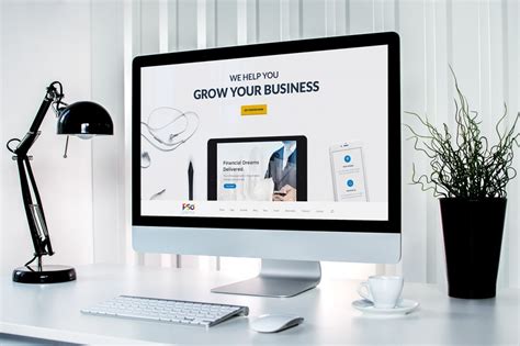 Professional Business Website Template Free PSD | PSD Graphics