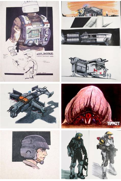 Concept art for STARSHIP TROOPERS (1997) by Chris Hayes, Phil Tippett ...