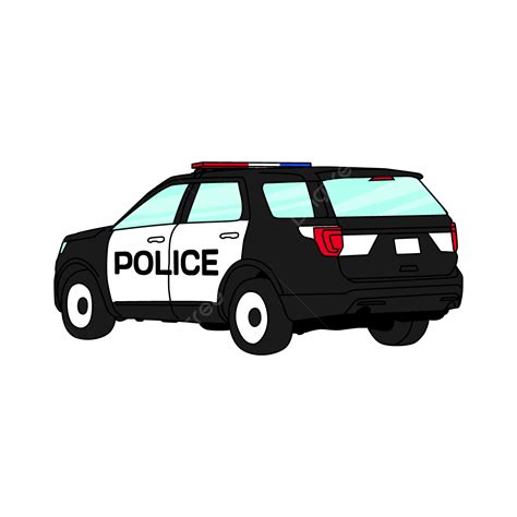 Black And White Police Car Designs